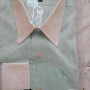Men mint Colored Paul Fredrick dress shirt